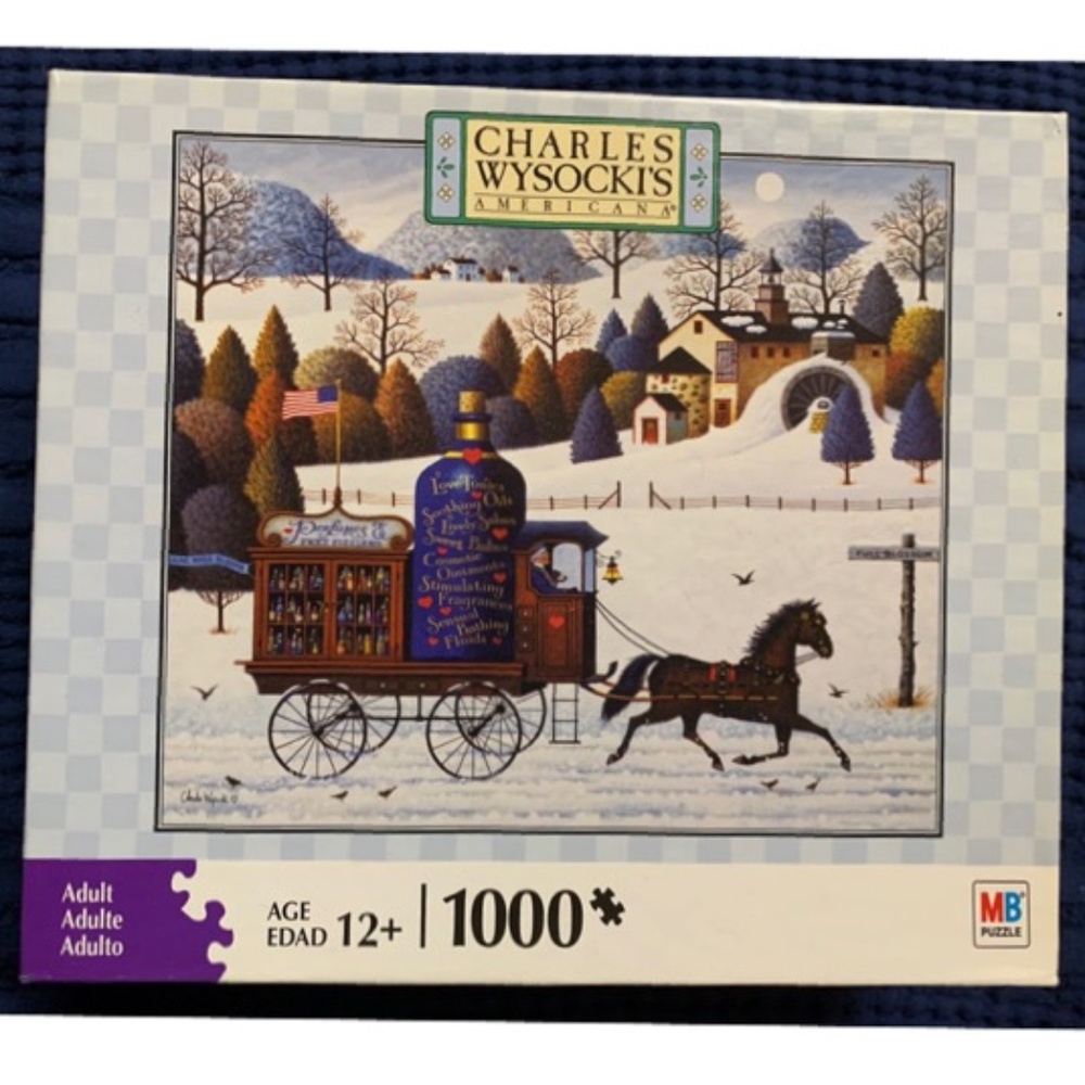 Sealed Charles Wysocki Americana 1,000 Piece Puzzle for Ages 12 & Up!